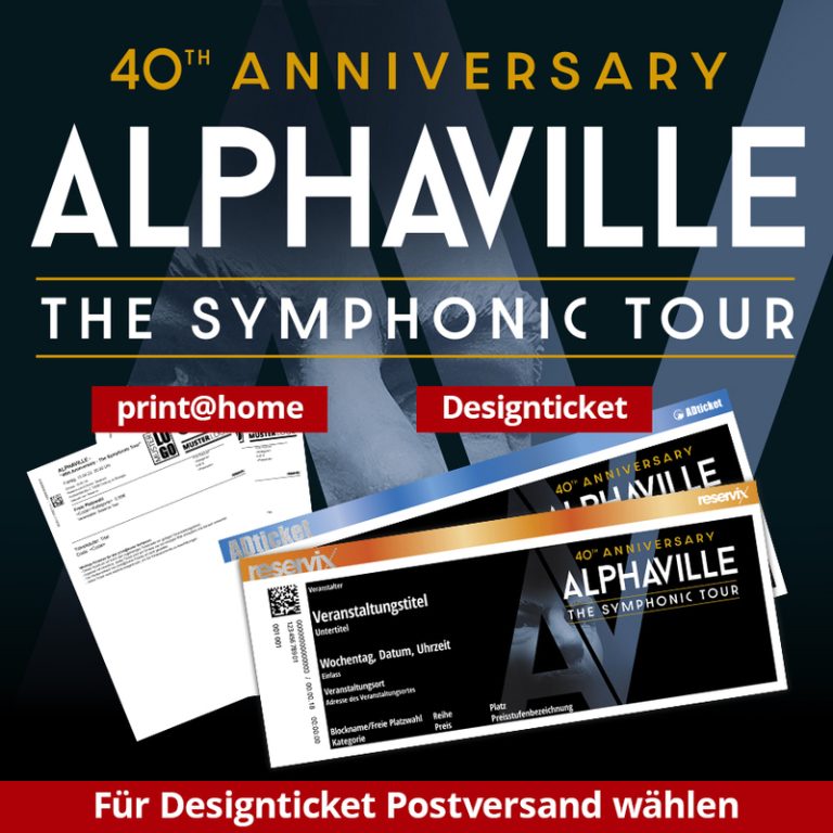 Alphaville & Deutsches Filmorchester Babelsberg - “40th Anniversary - The Symphonic Tour”