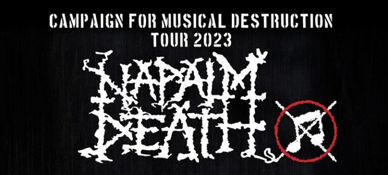 Campaign for Musical Destruction Tour 2023 - Napalm Death, Dropdead, Sibirian Meat Grinder